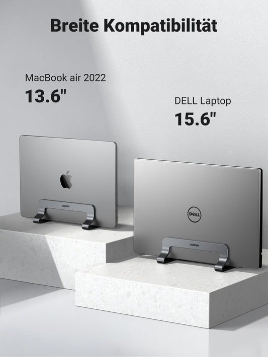 UGREEN Laptopständer Vertikal – Aluminium, platzsparend, kompatibel mit Laptops & Tablets